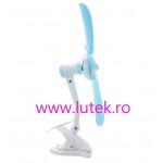 Ventilator de camera cu 5 palete si suport tip cleste (590A) - www.lutek.ro